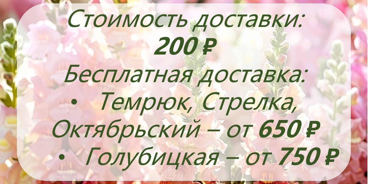 Стоимость доставки!